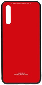 Чехол-накладка TOTO Pure Glass Case Samsung Galaxy A30s/A50/A50s Red