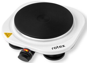 Плита настiльная електрична Rotex RIN215-W 1500 Вт бiла