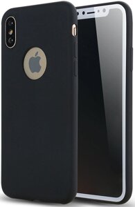 Чехол-накладка TOTO Matte colorful TPU case iPhone X Black
