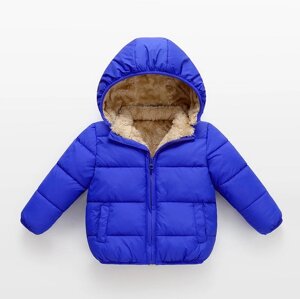 Демісезонна курточка синя 10172, розмір 100