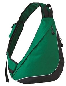 Міський рюкзак на одне плече 15L Halfar зелений із чорним