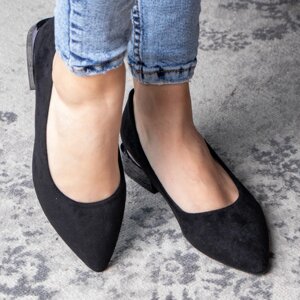 Туфлі жіночі Fashion Baggy 2595 38 розмір 24,5 см Чорний