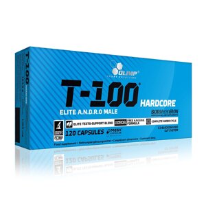 Стимулятор тестостерону Olimp T-100 Hardcore, 120 капсул