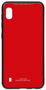 Чехол-накладка TOTO Pure Glass Case Samsung Galaxy A10 Red