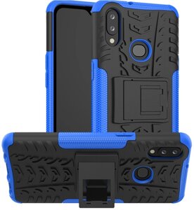 Чехол-накладка TOTO Dazzle Kickstand 2 in 1 Case Samsung Galaxy A10s Blue