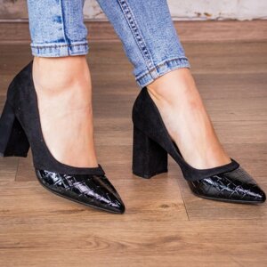 Туфлі жіночі Fashion Cadbury 2636 36 розмір 23,5 см Чорний