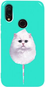 Чехол-накладка TOTO Pure TPU 2mm Print Case Xiaomi Redmi 7 #9 Cat Candy Mint