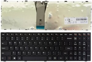 Клавіатура для ноутбука IBM/LENOVO B50-30, IdeaPad Z50-70 чорний, чорний фрейм