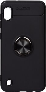 Чехол-накладка TOTO Car Magnetic Ring TPU Case Samsung Galaxy A10 Black/Black
