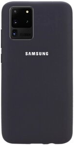 Чехол-накладка TOTO Silicone Full Protection Case Samsung Galaxy S20 Ultra Black