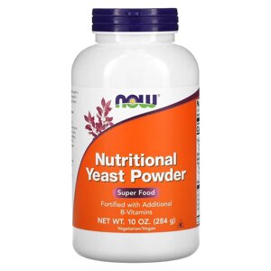 Натуральна добавка NOW Nutritional Yeast Powder, 284 грам