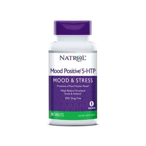 Амінокислота Natrol Mood Positive 5-HTP, 50 таблеток