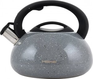 Чайник зі свистком Holmer Galaxy WK-3530-BSSMG 3 л сірий