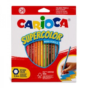 Набір кольорових олівців Carioca 43393 24 кольори