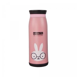 Пляшечка-термос з малюнком кролик