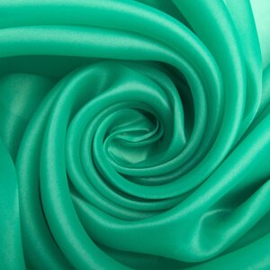 Тканина органза шовк однотонна зелена