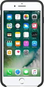Чехол-накладка TOTO Silicone Case Apple iPhone 7 Plus/8 Plus Black