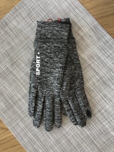 Жіночі рукавички чорні Sport