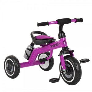 Триколісний велосипед Turbo Trike M-3648-6 рожевий