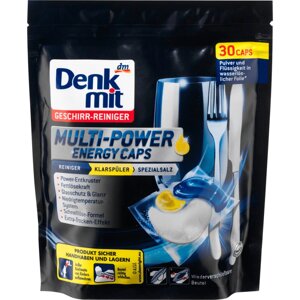Таблетки для посудомийних машин Denkmit Multi-Power Energy 4066447322545 30 шт