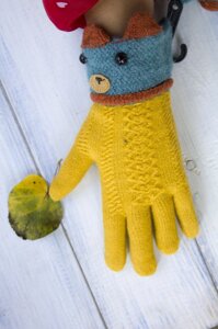 Дитячі рукавички Ведмедик