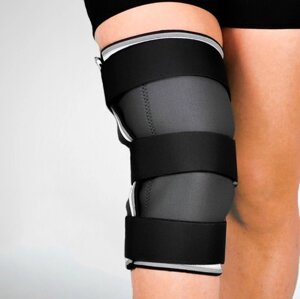 Бандаж на коліно після артроскопії Orthopoint REF-106 роз'ємний наколінник з ременями на липучках Розмір L