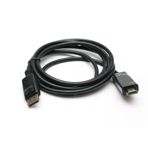 Відео кабель PowerPlant HDMI - DisplayPort, 1.8м, позолочені конектори, 1.3V