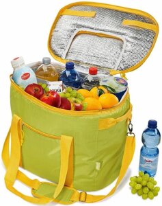 Велика термосумка, сумка, холодильник Crivit Cool Bag 35L жовта
