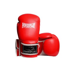 Рукавиці боксерські PowerPlay PP 3019, Red 12 унцій