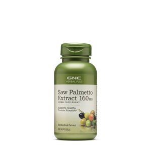 Натуральна добавка GNC Herbal Plus Saw Palmetto Extract 160 mg, 100 капсул