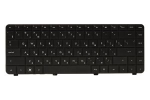 Клавiатура для ноутбука HP Presario CQ42, G42 чoрний, чoрний фрейм