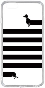 Чехол-накладка TOTO Acrylic+TPU Print Case Apple iPhone 6/6s #25 Taksa Transparent