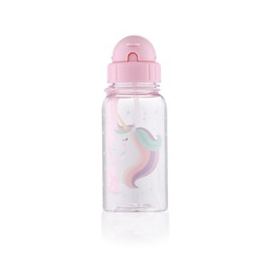 Пляшка для води дитяча Ardesto Unicorn AR-2252-PD 500 мл рожева