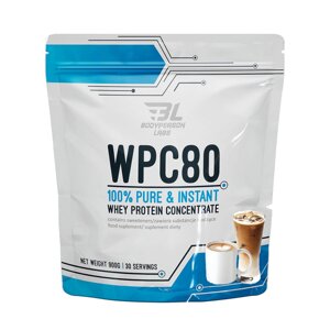 Протеїн Bodyperson Labs WPC80, 900 грам Холодна кава