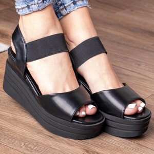 Жіночі сандалі Fashion Batista 3085 37 розмір 23,5 см Чорний
