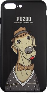 Чехол-накладка PUZOO Artdog Phone iPhone 7 Plus/8 Plus Black Bean