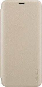 Чехол-книжка Nillkin Sparkle Leather Case Samsung Galaxy S9+ Gold