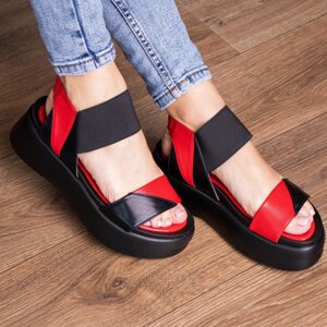 Жіночі сандалі Fashion Rebel 3039 39 розмір 25 см Червоний