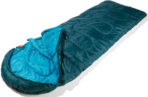 Спальний мішок-ковдра з капюшоном весна осінь — 0.5C Rocktrail синій
