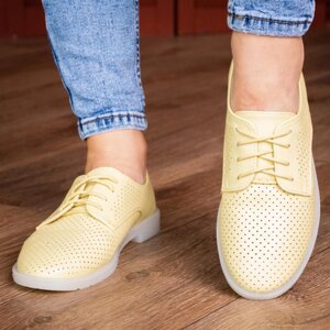 Жіночі туфлі Fashion Lippy 1772 36 розмір 23 см Жовтий