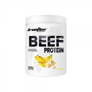 Протеїн IronFlex Beef Protein, 500 грам Полуниця