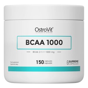 Амінокислота BCAA OstroVit BCAA 1000, 150 капсул