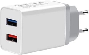Зарядний пристрій USB XoKo WC-210-W білий