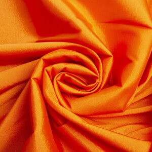Тканина тафта стрейч однотонна помаранчева