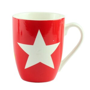 Чашка "Star" червона, велика зірка