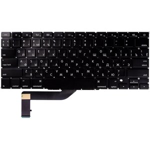 Клавіатура для ноутбука APPLE MacBook Pro Retina 15" 1398 чорний, без фрейму