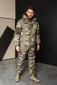 Зимовий теплий костюм для флісу та штани чоловічі індички збройних сил (ZSU) мультфільми 8962 с