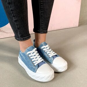 Кросівки жіночі Fashion Giselle 3966 37 розмір 24 см Блакитний