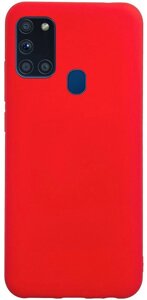 Чехол-накладка TOTO 1mm Matt TPU Case Samsung Galaxy A21s Red