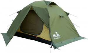 Двомісна Палатка Tramp Peak 2 v2 TRT-025-green 290х220х120 см